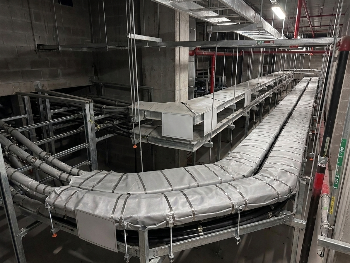 Cable bandage installation
